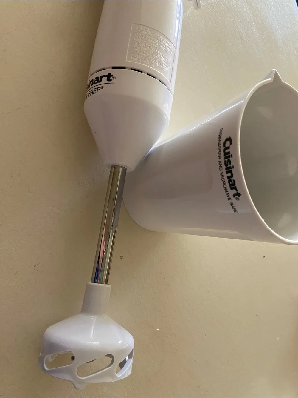 Cuisinart Quick Prep Hand Blender Immersion  Stirrer Blender White